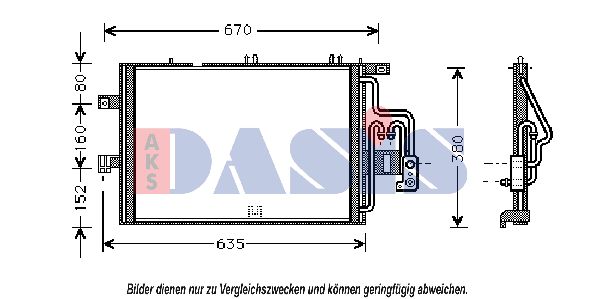 AKS DASIS kondensatorius, oro kondicionierius 152700N